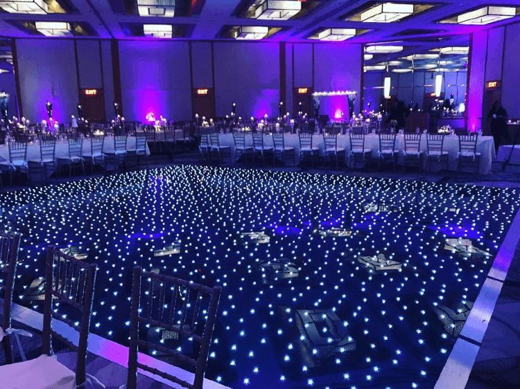 LED Starlit Dance Floor Super Easy Wireless Installation