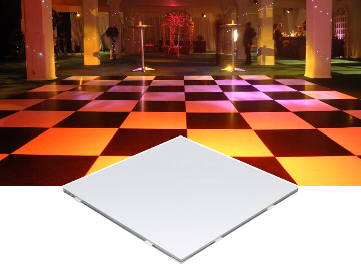 White Dance Floors with Captivating Allure