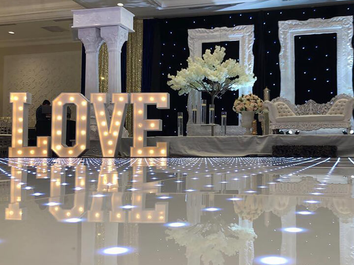 White Dance Floors with Captivating Allure