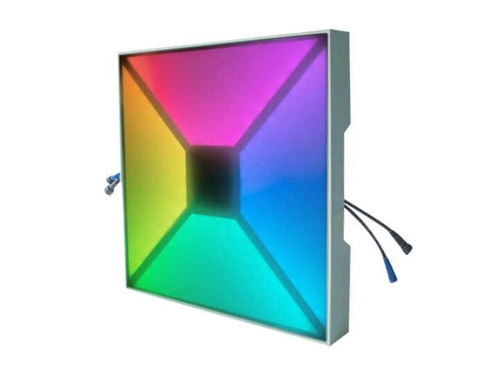 Wired dance floor panel