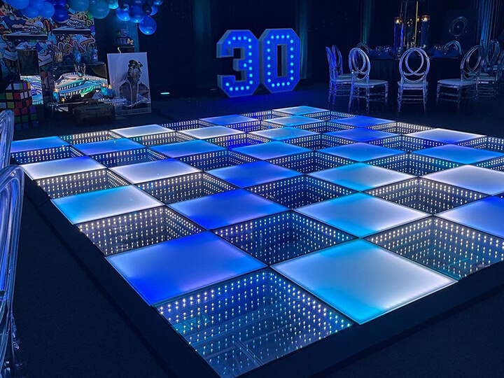 Vinyl or LED Dance Floor Choose the Best for Parties