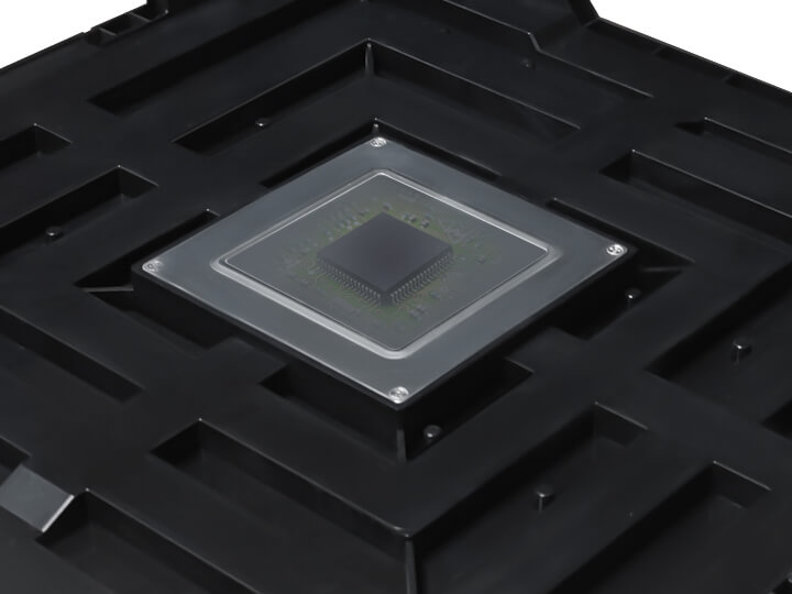 mainboard at the bottom of the dance floor