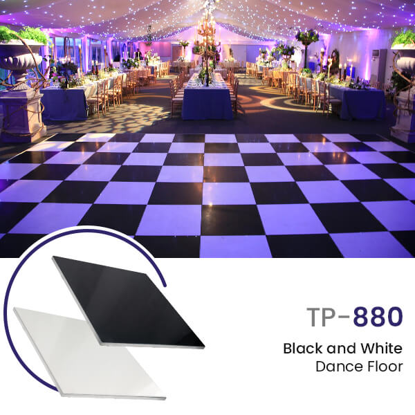 White Dance Floor Classic and Romantic Event Vibe