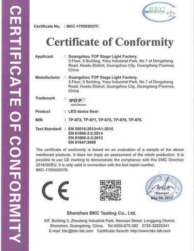 Certificate-of-TOP-dance-LED-dance-floor