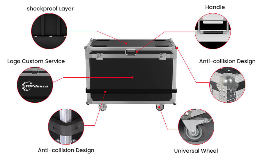 Flight Case Packing for LED Dance Floor