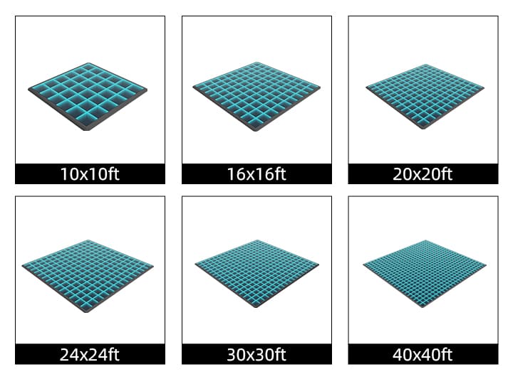 LED Dance Floor Size