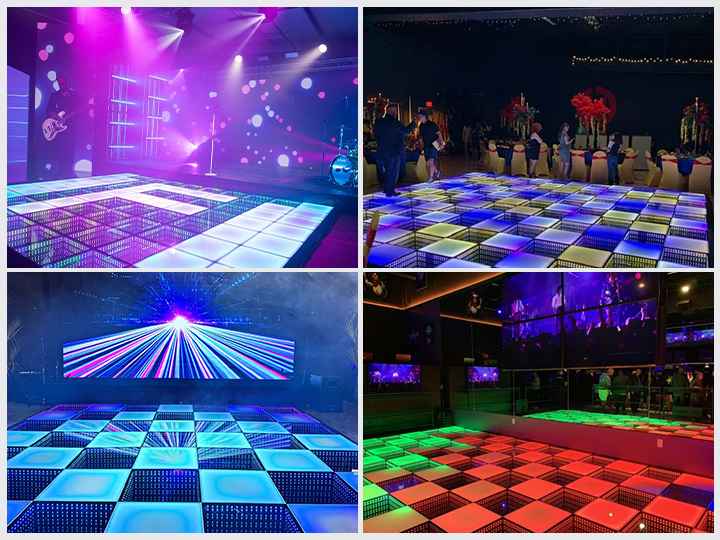 entertainment venues for led floor