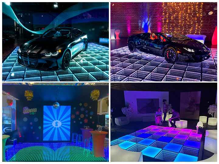 exhibition for led floor