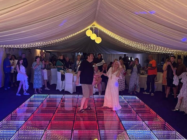 12’x12′ Dance Floor Suitable for medium-sized events