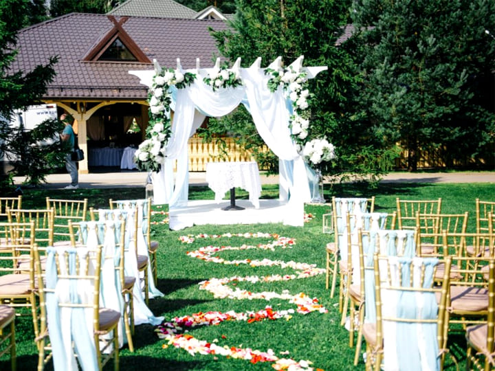 Outdoor Wedding Scene