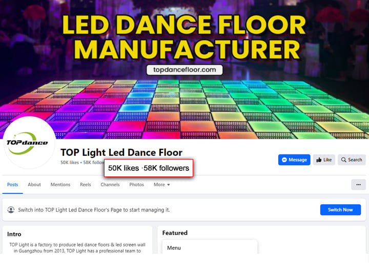 TOP Dance Facebook
