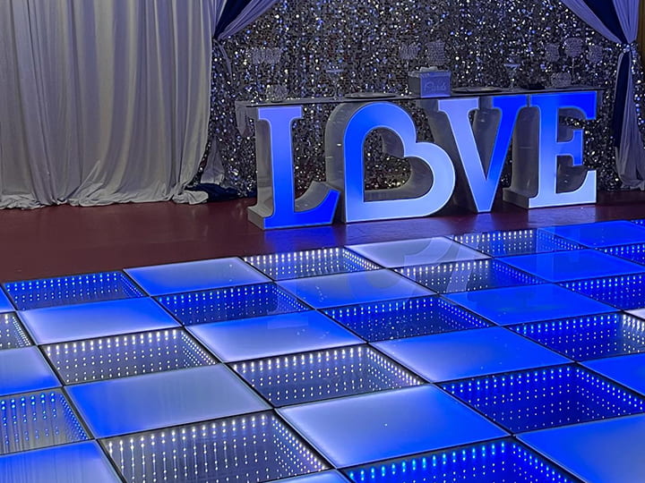 wedding LED dance floor customer feedback