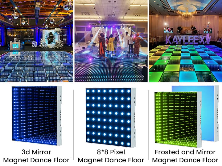 Different types of LED floor