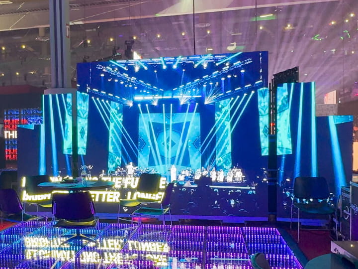 TOP Dance's LED screen at the LDI Show