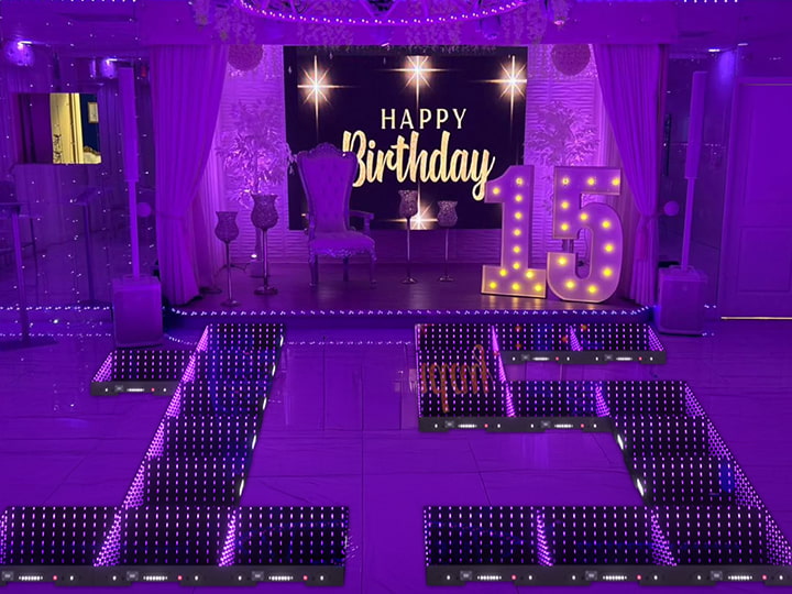 Battery Magnetic 3D Mirror Dance Floor application scenarios