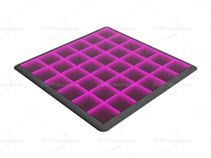 First-generation Battery 3D Mirror Dance Floor, with an external controller
