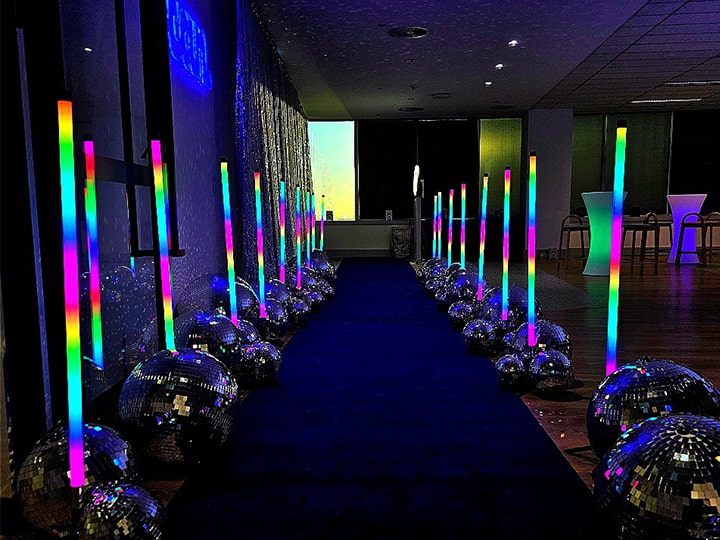 RGB Light Tubes Scene