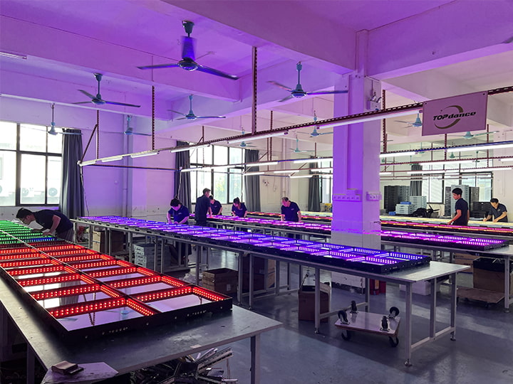 TOP Dance Floor product test process