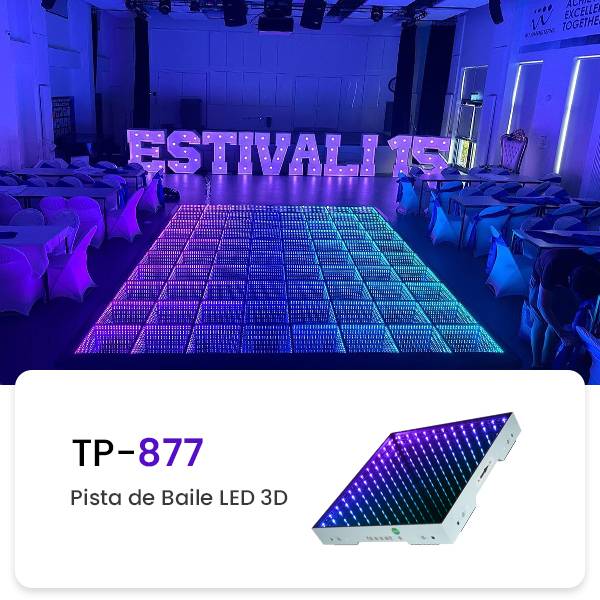 Modelo TP-877 (Pista de Baile LED 3D) Modelo TP-877 (Pista de Baile LED 3D)