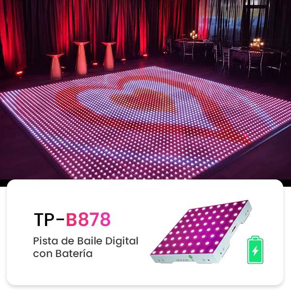Modelo TP-B878 (Pista de Baile Digital con Batería)