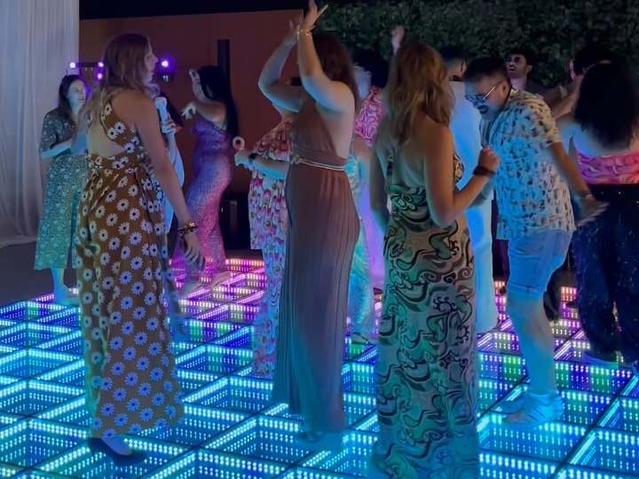 Non-slip dance floor for safety