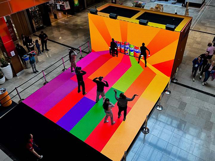 Pista de Baile LED con reproducción de video en alta definición