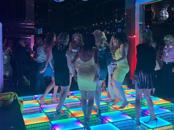 Create an immersive atmosphere with a music-synced LED floor