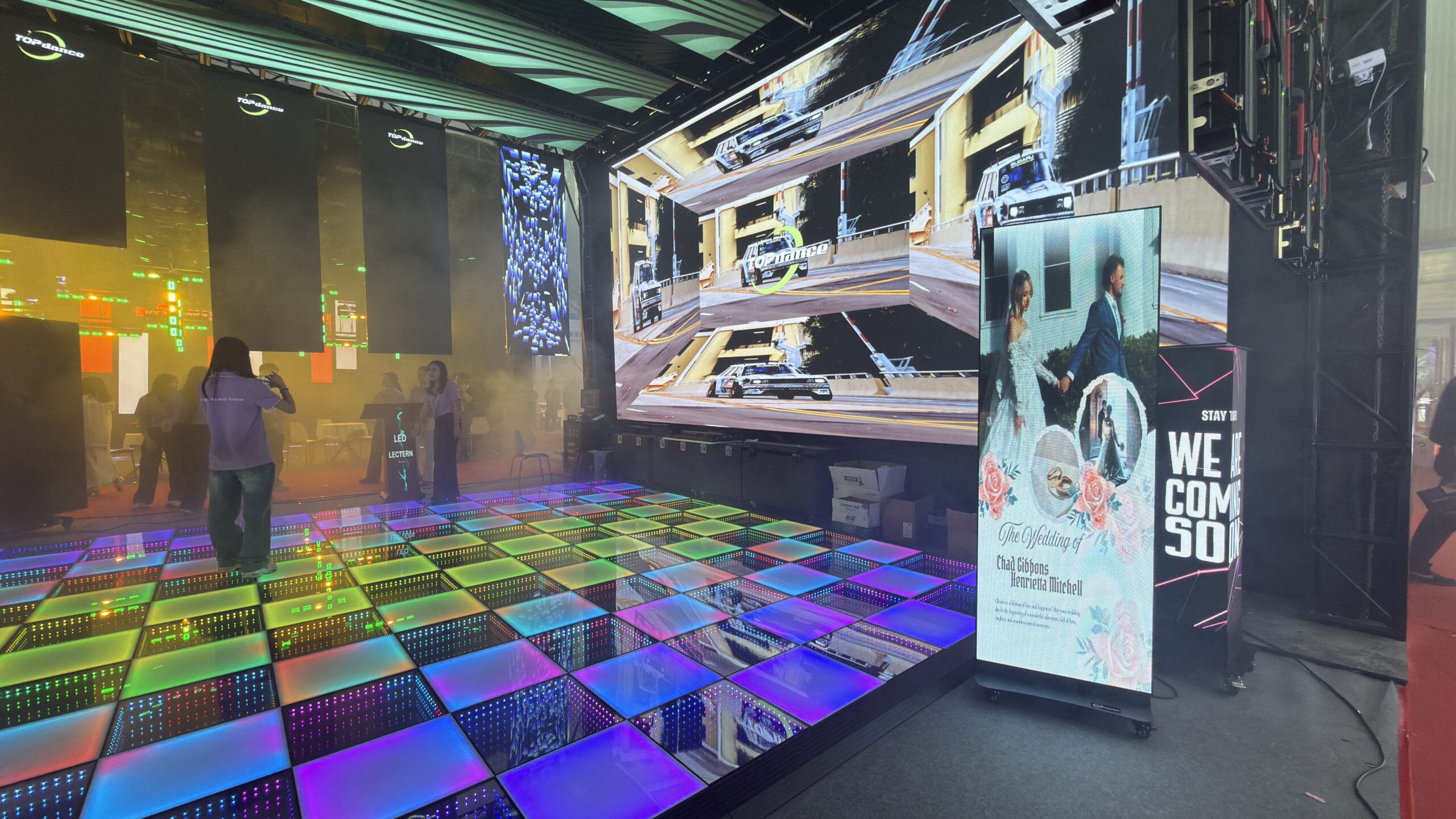 TOP DANCE GROUP LED POSTER AT GETSHOW